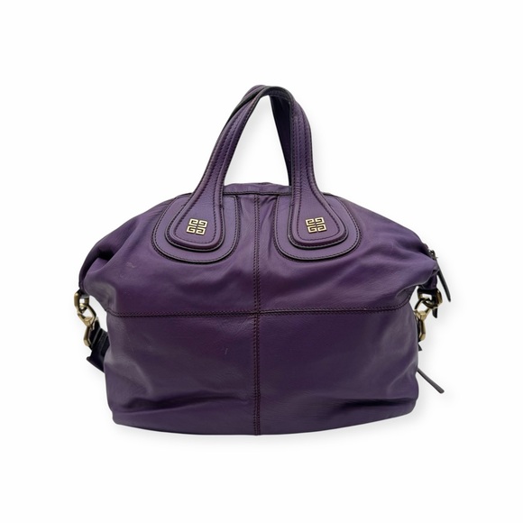 Givenchy Handbags - Givenchy Nightingale Leather Satchel Bag – Purple